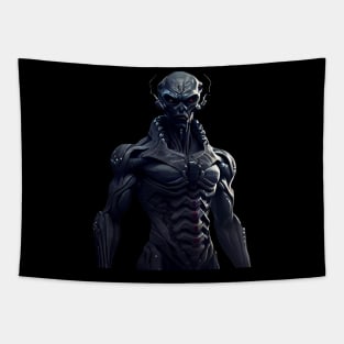 Humanoid android alien race Tapestry
