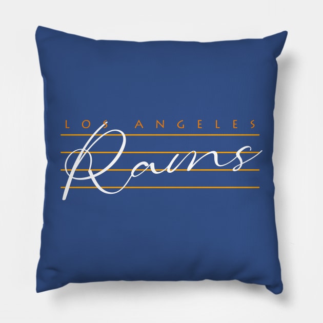 LA Rams Pillow by CovpaTees