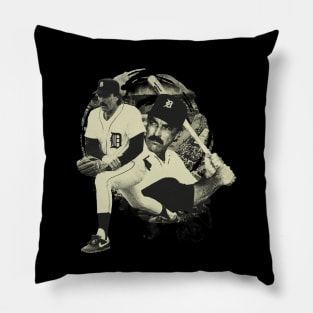 Vintage tom selleck mr baseball Pillow