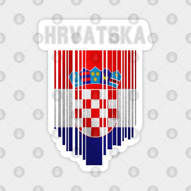 Croatia flag, croatian flag Magnet by eka123