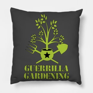 Guerrilla gardening Pillow