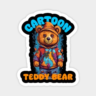 Cartoon Bear - Graffiti style Magnet