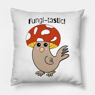 Chicken Mushroom fungi-Tastic Pillow