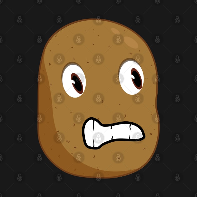 cute annoyed spud potato by AbstractA