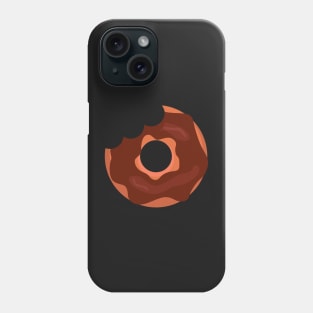 donut with chocolate frosting Phone Case