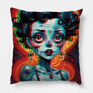 3D Zombie Betty Boop Pillow