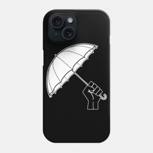 Black Lives Matter Protest Umbrella Frontline Defender Phone Case