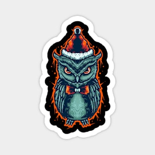 Christmas Owl Magnet