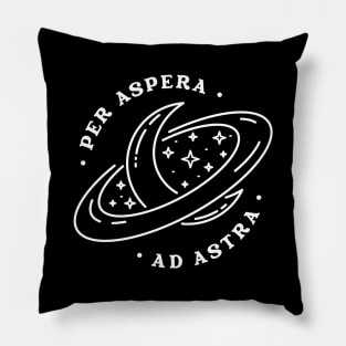 Per Aspera Ad Astra Pillow