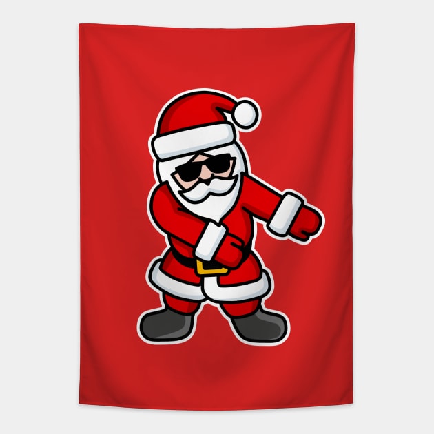 Floss dance Flossing Santa Claus Christmas Floss like a boss Tapestry by LaundryFactory