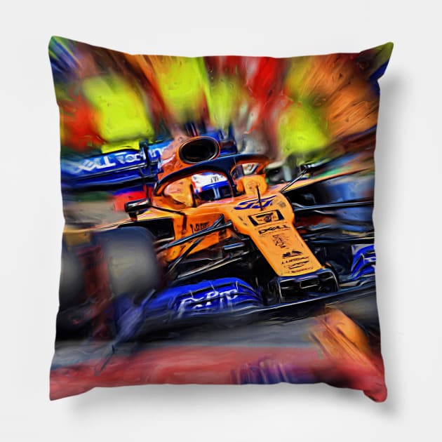 Sainz ! Pillow by DeVerviers