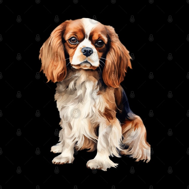 Cavalier King Charles Spaniel by DavidBriotArt