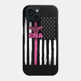 CNA American Flag USA Pink Symbol Phone Case