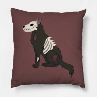 Apocalyptic Zombie Dog Sitting Pillow