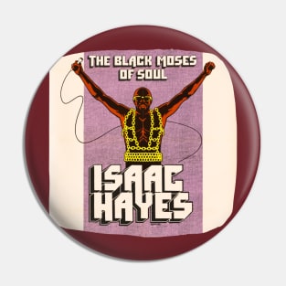 Isaac Hayes Retro poster, Pin