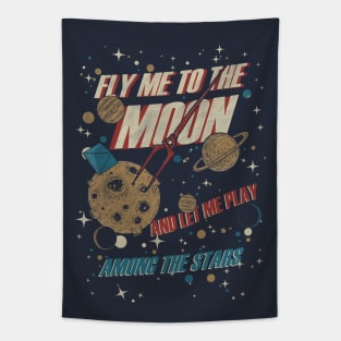 Fly me to the moon Tapestry