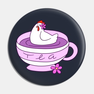 Chicken Tea Pin