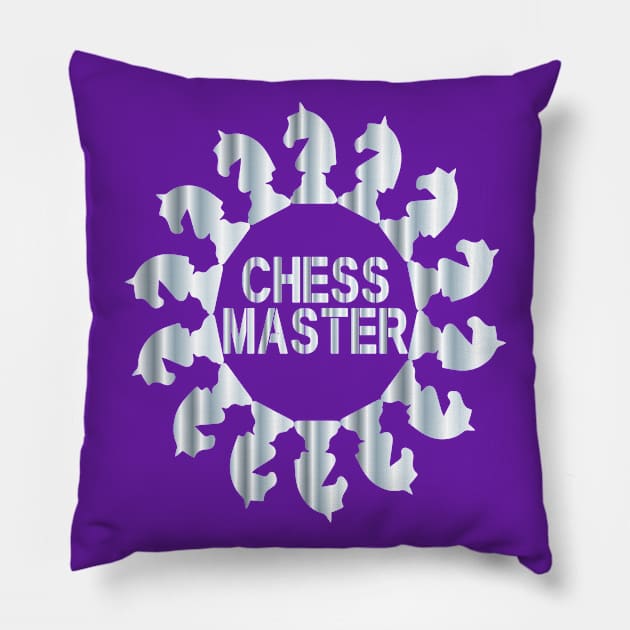 Funny chess club gift Pillow by egygraphics