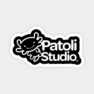 Patoli Studio Logo white Magnet