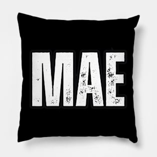 Mae Name Gift Birthday Holiday Anniversary Pillow