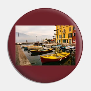 Castelletto Waterfront on Lake Garda in Italy Pin