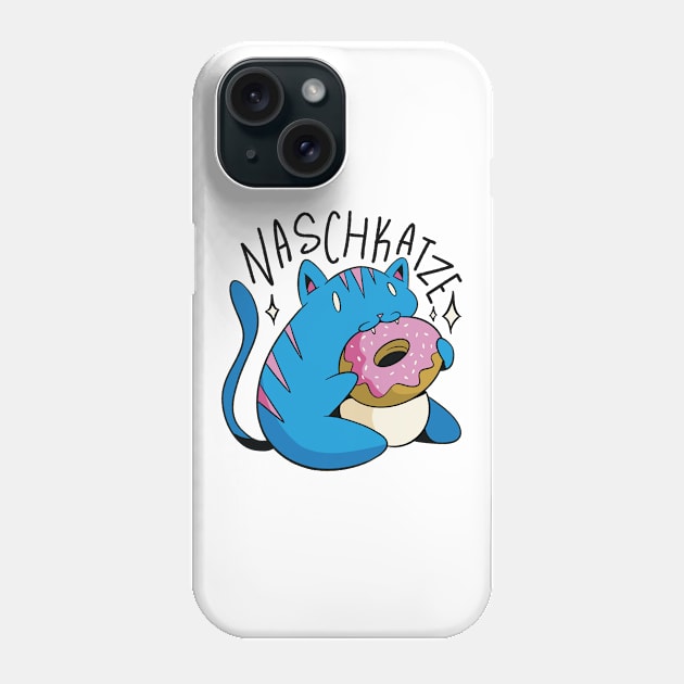 Cat Donut P R t shirt Phone Case by LindenDesigns