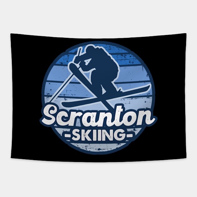 Scranton skiing Tapestry by SerenityByAlex