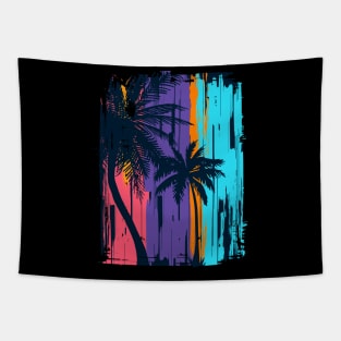 Colorful Beach Sunset Summer Design Tapestry