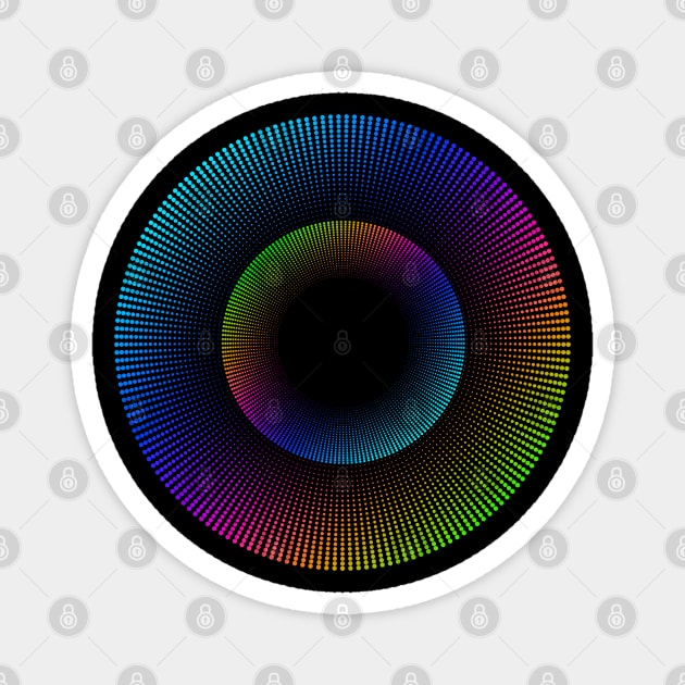 Circled Optical Illusion - #14 Magnet by DaveDanchuk