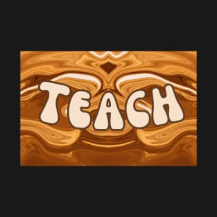 Brown Marble Teach T-Shirt