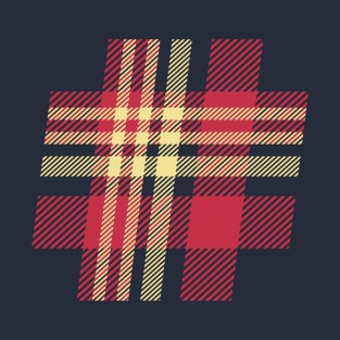 Plaid Hashtag T-Shirt