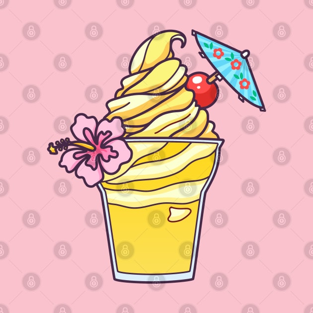 Floral Pineapple Whip by MagicalNoms