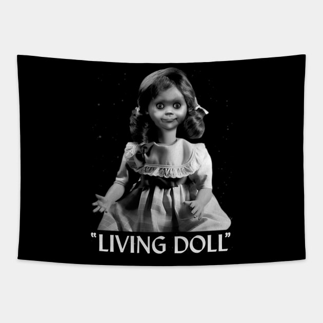 LIVING DOLL "Talky Tina" Tapestry by darklordpug