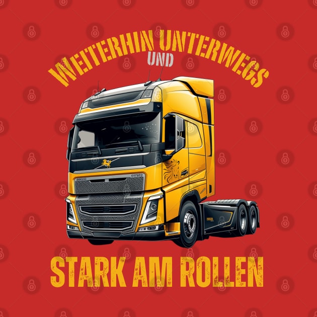 Weiterhin unterwegs und stark am Rollen by FehuMarcinArt