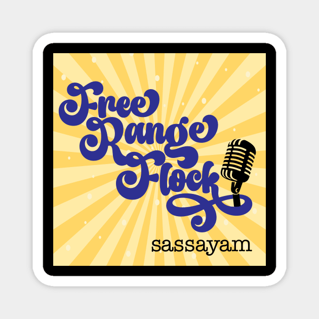 Free Range Flock Podcast Artwork Magnet by Sara Howard