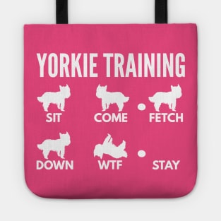 Yorkie Training Boxer Dog Tricks Tote