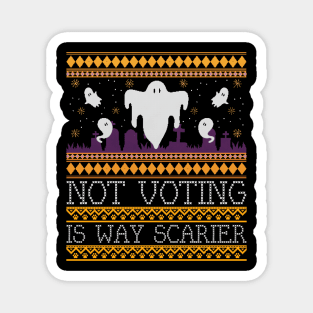 Vote Halloween Spooky Scary Ghost Election Voters Rights. Magnet