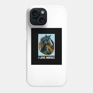 Horse Lover Art Phone Case