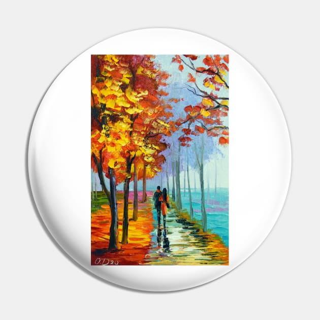 A walk in the autumn Park Pin by OLHADARCHUKART