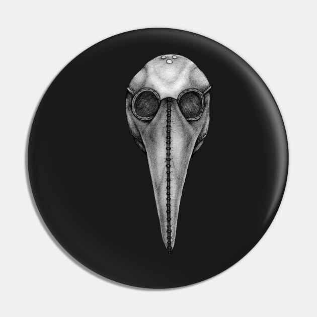 Plague Doctor Mask Pin by ChePanArt