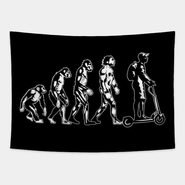 Scooter For E-Scooter Evolution Tapestry by SnugFarm