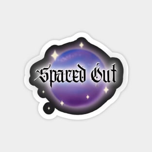 Spaced out y2k style design Magnet