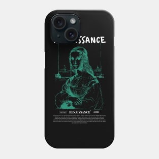 renaissance whos is girl? green white Phone Case