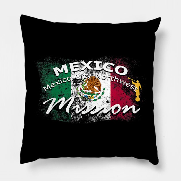 Mexico City Northwest Mormon LDS - Mission Missionary Pillow by Origami Fashion