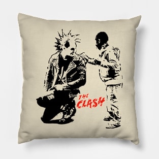 Punk and kid the clash Pillow