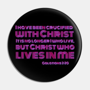 Crucified with Christ Pin