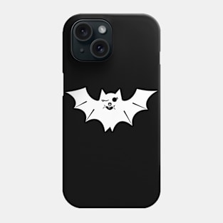 Bat (white solid) Phone Case