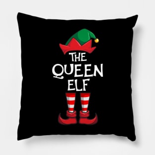 Queen Elf Matching Family Christmas Pillow