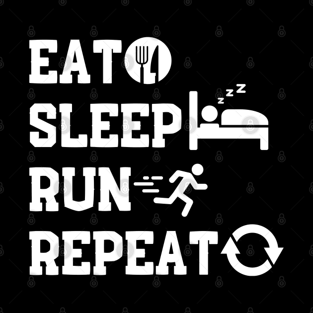 Eat Sleep Run Repeat by NomiCrafts