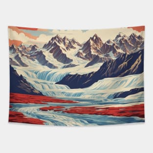 Alaska United States of America Tourism Vintage Poster Tapestry